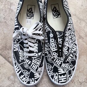 Vans Monochrome Graphic Slip-Ons